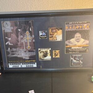 Framed Haystak Concert Memorabilia Art